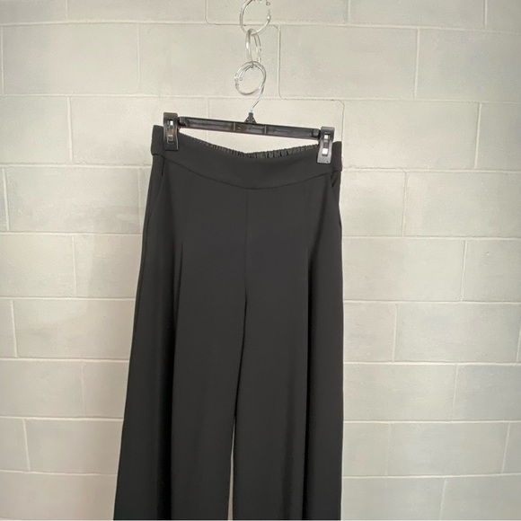 Madewell Caldwell Wide Leg Pull on Pleated Trouser Pants Size 4 Black E4257 *EUC - Picture 8 of 12